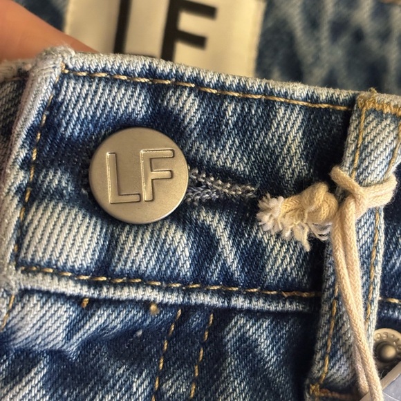 Lovers + Friends NWT Classic Blue Straight Leg Jeans - Picture 8 of 13